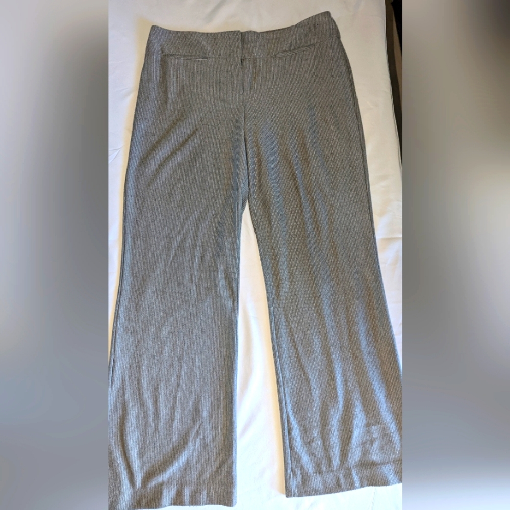 Women's Stretchy Pin Stripe Dress Pants